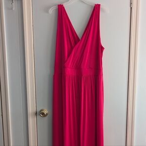 Ava & Viv Bold Pink maxi  Dress